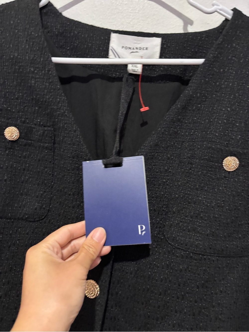 NWT Pomander Place Tweed Jacket Size XXL - Picture 6 of 7